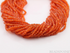 Carnelian Micro Faceted Roundel Beads, (CARmicrndl)